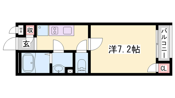 別府駅 徒歩17分 2階の物件間取画像